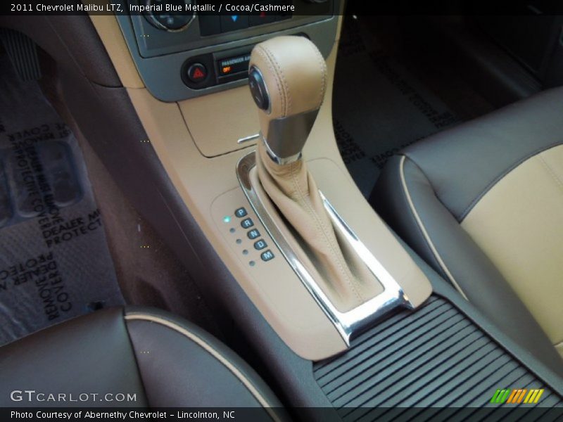 Imperial Blue Metallic / Cocoa/Cashmere 2011 Chevrolet Malibu LTZ