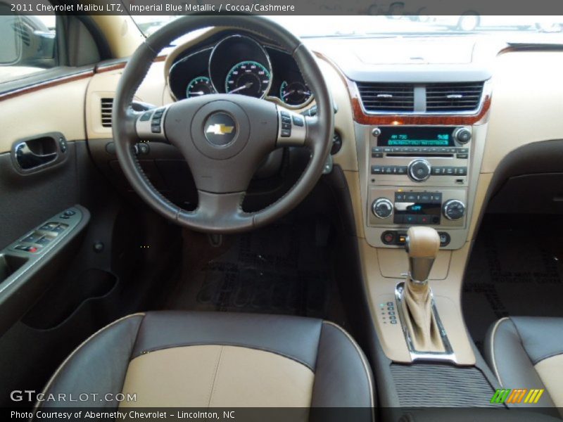 Imperial Blue Metallic / Cocoa/Cashmere 2011 Chevrolet Malibu LTZ