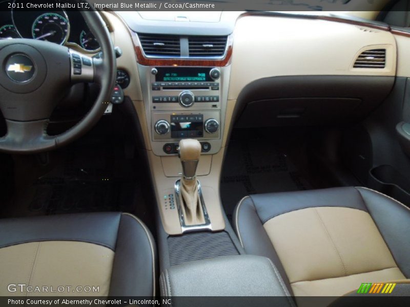 Imperial Blue Metallic / Cocoa/Cashmere 2011 Chevrolet Malibu LTZ