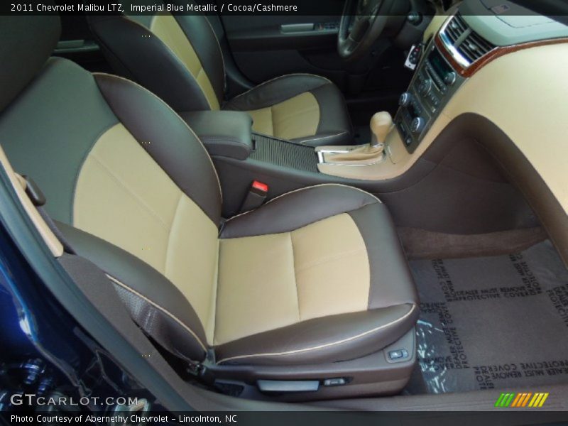 Imperial Blue Metallic / Cocoa/Cashmere 2011 Chevrolet Malibu LTZ