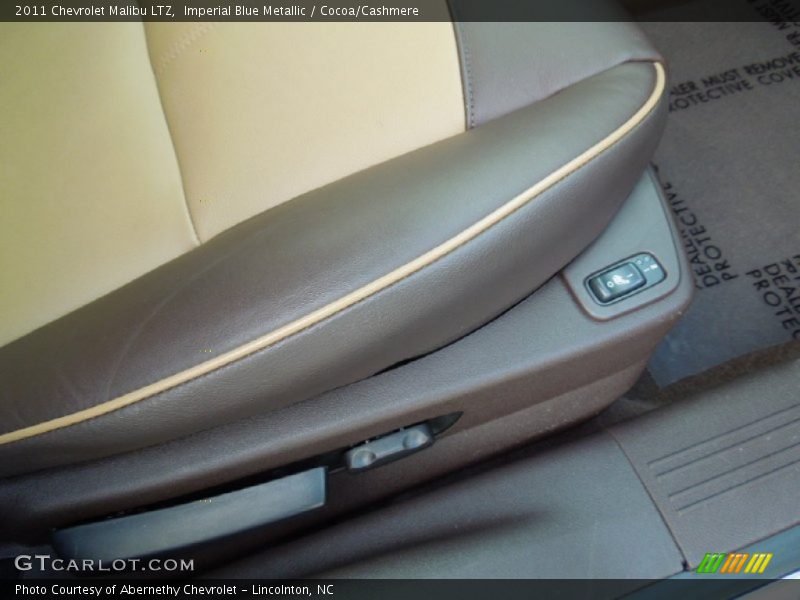 Imperial Blue Metallic / Cocoa/Cashmere 2011 Chevrolet Malibu LTZ