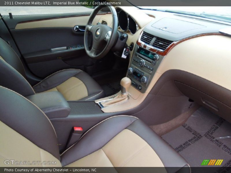 Imperial Blue Metallic / Cocoa/Cashmere 2011 Chevrolet Malibu LTZ