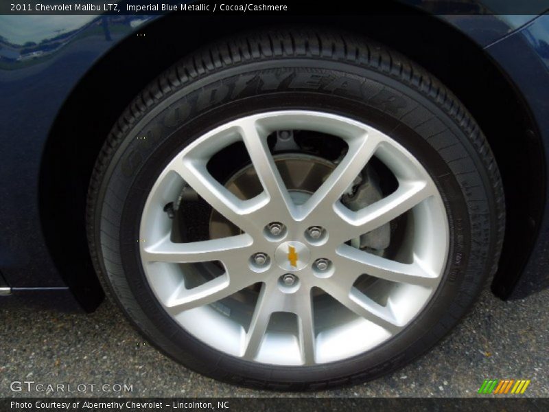 Imperial Blue Metallic / Cocoa/Cashmere 2011 Chevrolet Malibu LTZ