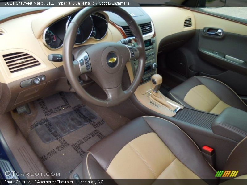 Imperial Blue Metallic / Cocoa/Cashmere 2011 Chevrolet Malibu LTZ