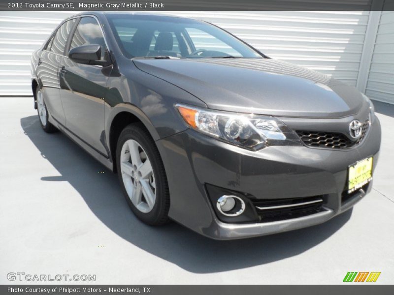 Magnetic Gray Metallic / Black 2012 Toyota Camry SE