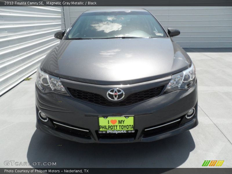 Magnetic Gray Metallic / Black 2012 Toyota Camry SE