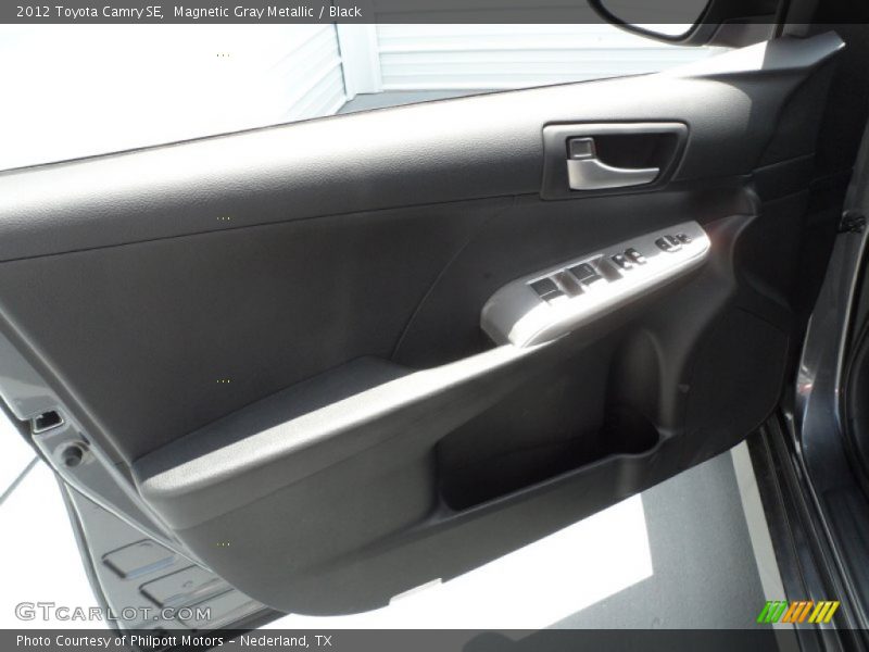 Magnetic Gray Metallic / Black 2012 Toyota Camry SE