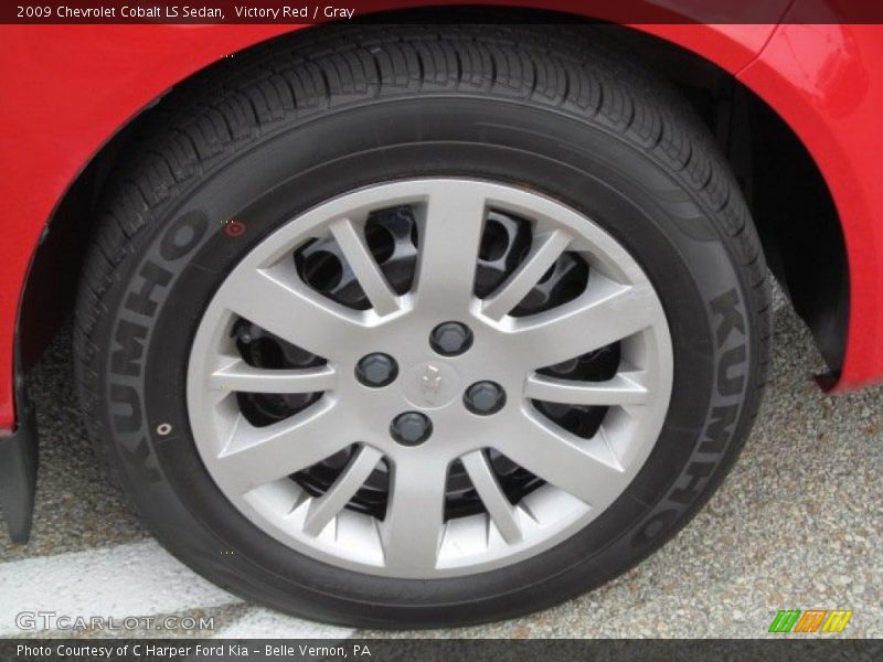 Victory Red / Gray 2009 Chevrolet Cobalt LS Sedan