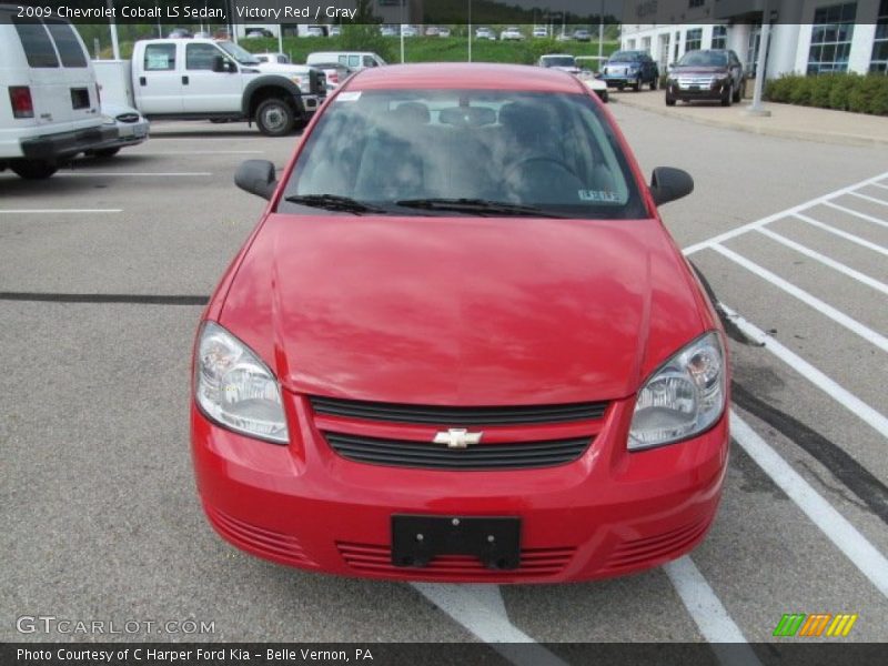 Victory Red / Gray 2009 Chevrolet Cobalt LS Sedan