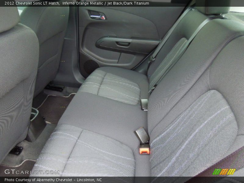 Inferno Orange Metallic / Jet Black/Dark Titanium 2012 Chevrolet Sonic LT Hatch
