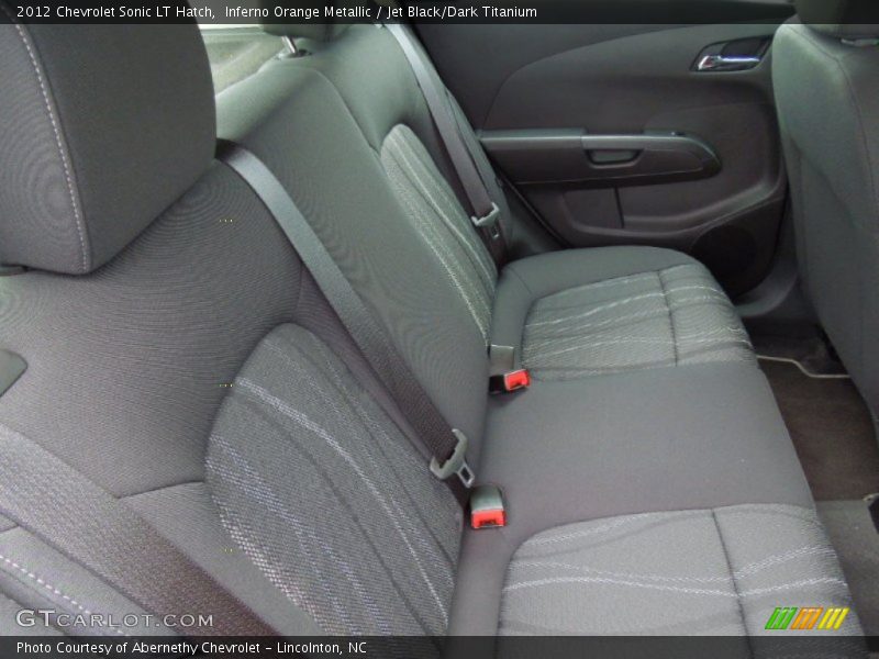 Inferno Orange Metallic / Jet Black/Dark Titanium 2012 Chevrolet Sonic LT Hatch