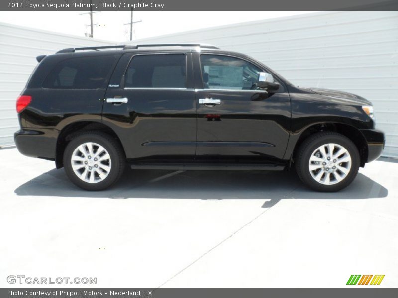 Black / Graphite Gray 2012 Toyota Sequoia Platinum