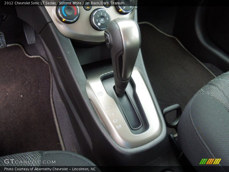 Summit White / Jet Black/Dark Titanium 2012 Chevrolet Sonic LT Sedan
