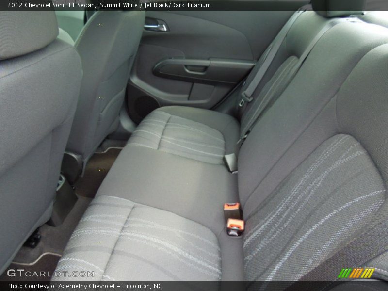 Summit White / Jet Black/Dark Titanium 2012 Chevrolet Sonic LT Sedan