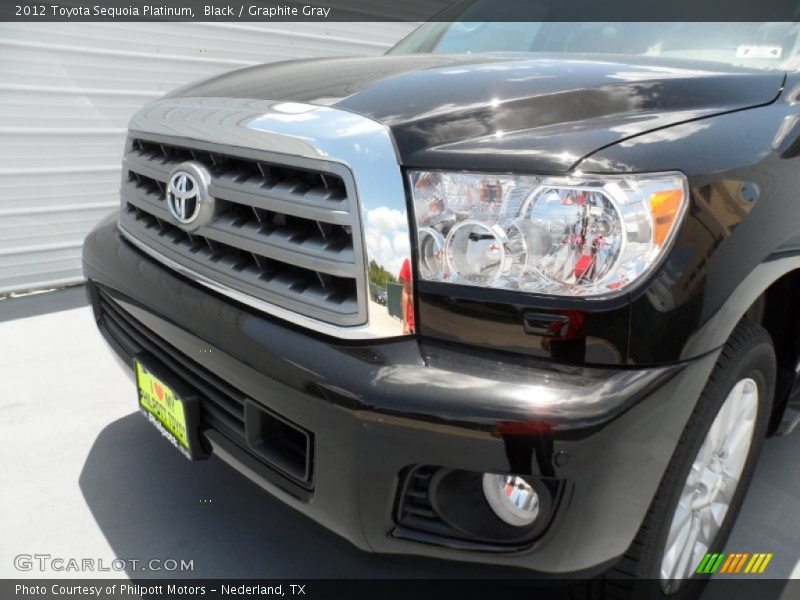 Black / Graphite Gray 2012 Toyota Sequoia Platinum