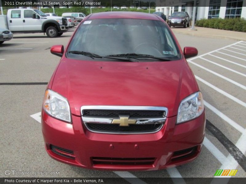 Sport Red / Charcoal 2011 Chevrolet Aveo LT Sedan
