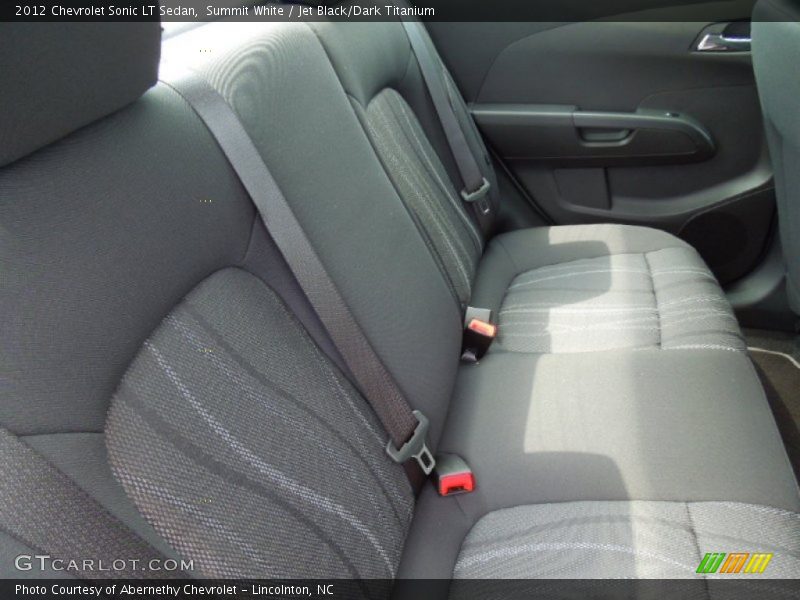 Summit White / Jet Black/Dark Titanium 2012 Chevrolet Sonic LT Sedan