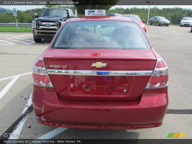 Sport Red / Charcoal 2011 Chevrolet Aveo LT Sedan