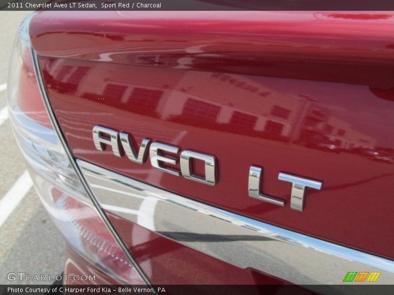 Sport Red / Charcoal 2011 Chevrolet Aveo LT Sedan