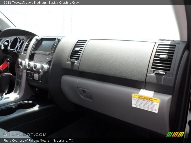 Black / Graphite Gray 2012 Toyota Sequoia Platinum