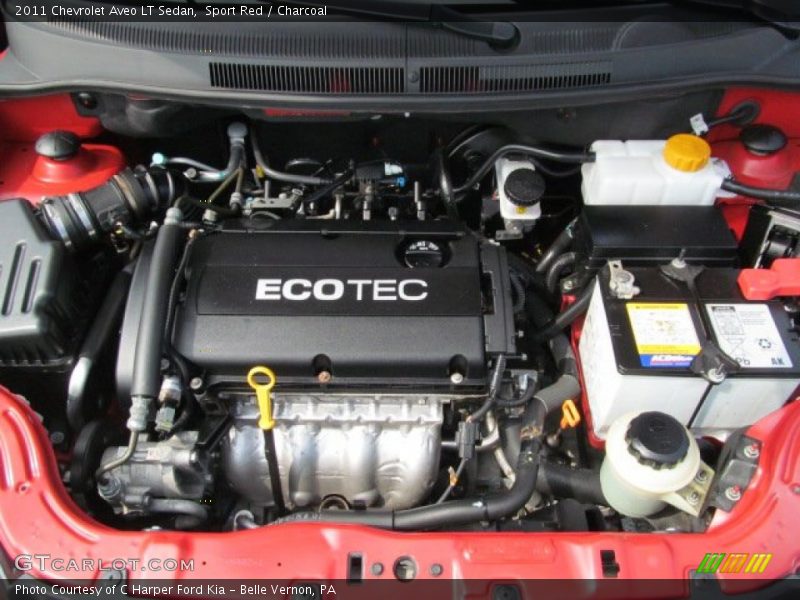 Sport Red / Charcoal 2011 Chevrolet Aveo LT Sedan
