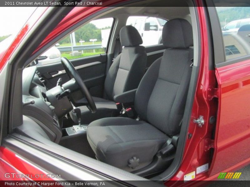 Sport Red / Charcoal 2011 Chevrolet Aveo LT Sedan