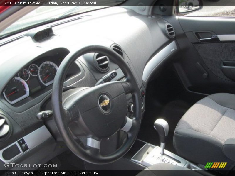 Sport Red / Charcoal 2011 Chevrolet Aveo LT Sedan
