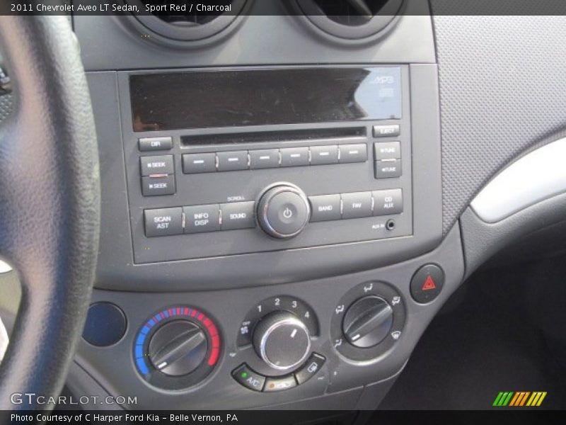Sport Red / Charcoal 2011 Chevrolet Aveo LT Sedan