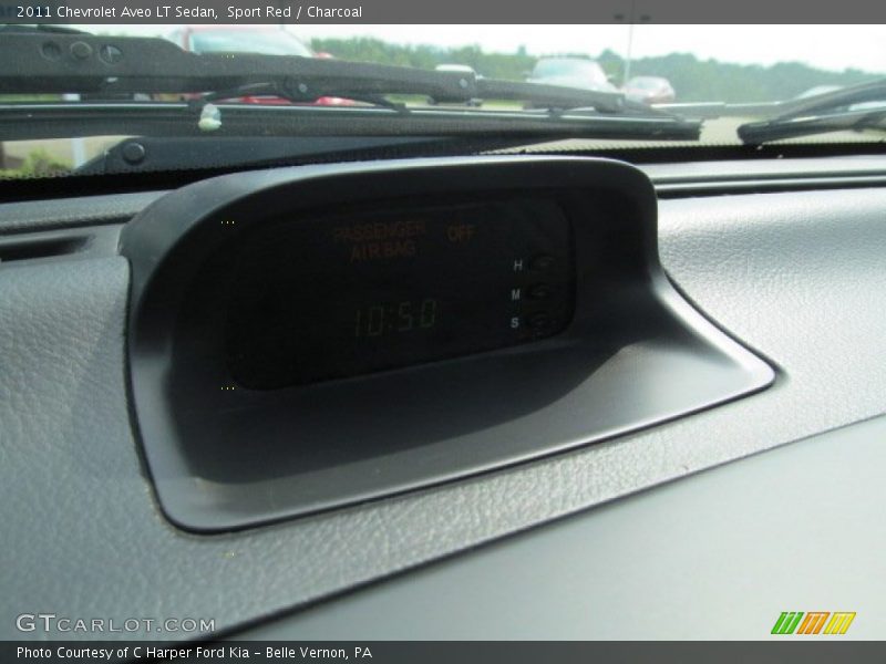 Sport Red / Charcoal 2011 Chevrolet Aveo LT Sedan
