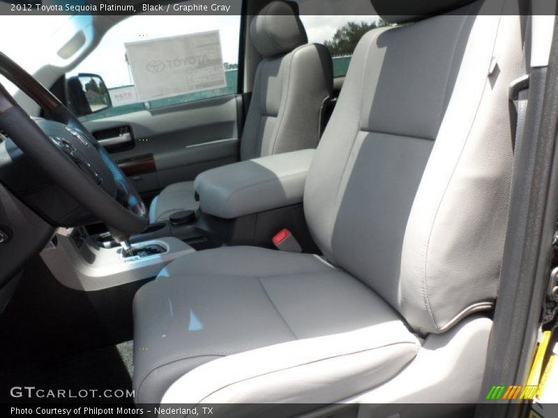 Black / Graphite Gray 2012 Toyota Sequoia Platinum