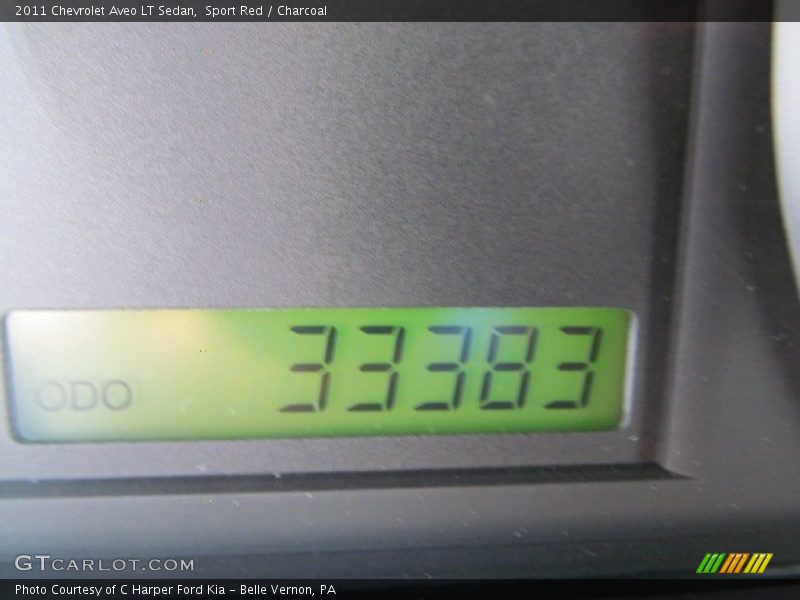 Sport Red / Charcoal 2011 Chevrolet Aveo LT Sedan