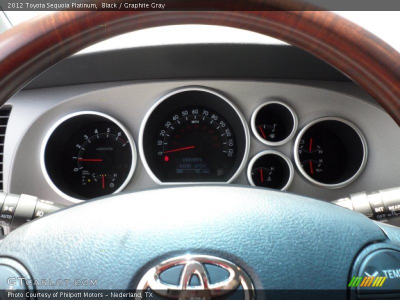 Black / Graphite Gray 2012 Toyota Sequoia Platinum