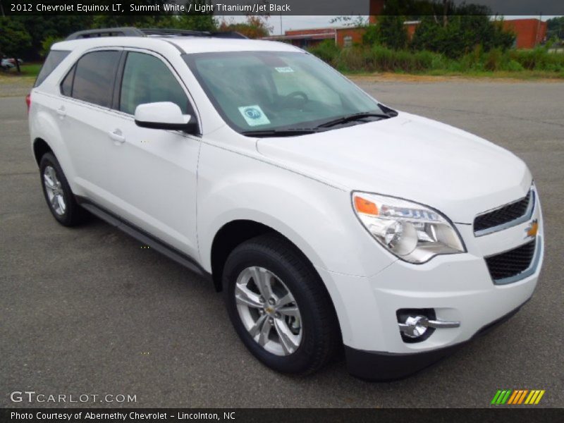 Summit White / Light Titanium/Jet Black 2012 Chevrolet Equinox LT