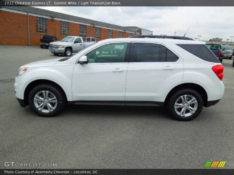 Summit White / Light Titanium/Jet Black 2012 Chevrolet Equinox LT