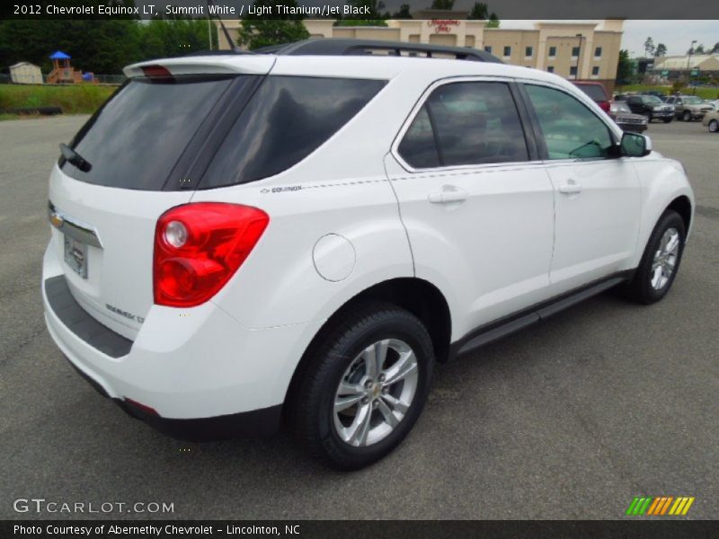 Summit White / Light Titanium/Jet Black 2012 Chevrolet Equinox LT