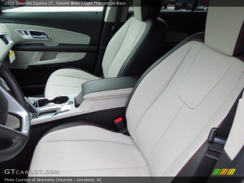 Summit White / Light Titanium/Jet Black 2012 Chevrolet Equinox LT