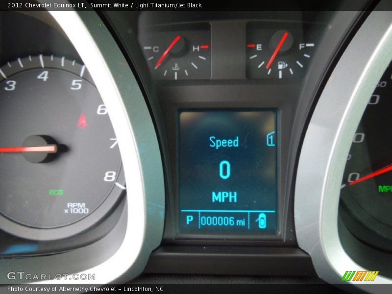 Summit White / Light Titanium/Jet Black 2012 Chevrolet Equinox LT