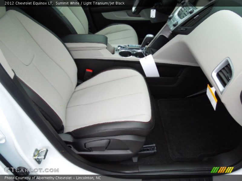 Summit White / Light Titanium/Jet Black 2012 Chevrolet Equinox LT