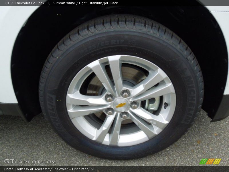 Summit White / Light Titanium/Jet Black 2012 Chevrolet Equinox LT