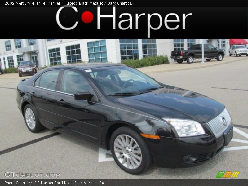 Tuxedo Black Metallic / Dark Charcoal 2009 Mercury Milan I4 Premier