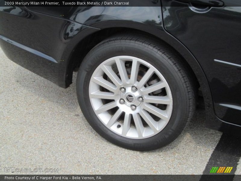Tuxedo Black Metallic / Dark Charcoal 2009 Mercury Milan I4 Premier