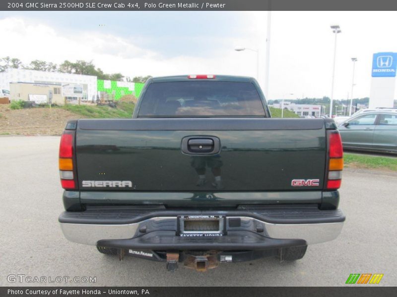 Polo Green Metallic / Pewter 2004 GMC Sierra 2500HD SLE Crew Cab 4x4