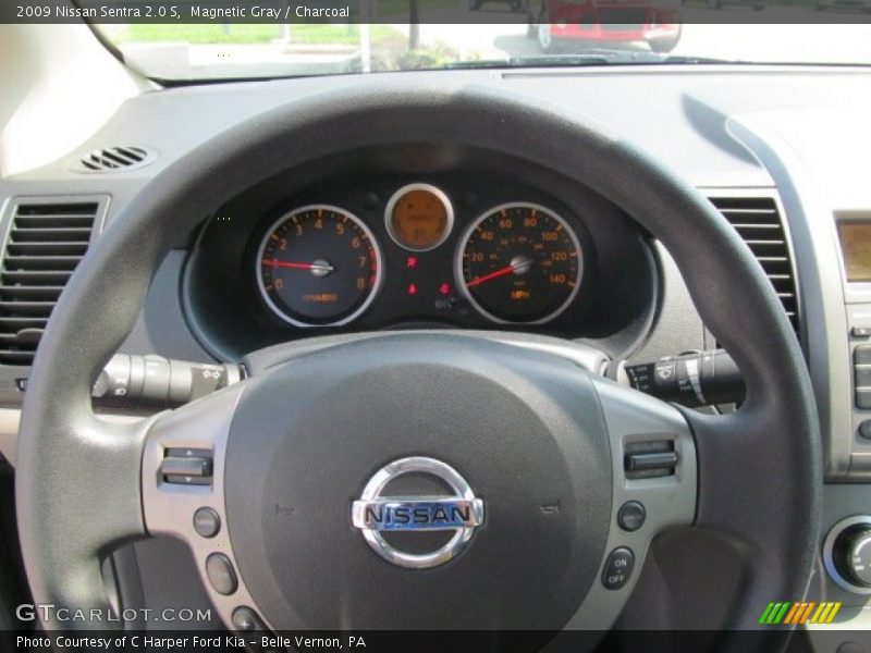 Magnetic Gray / Charcoal 2009 Nissan Sentra 2.0 S