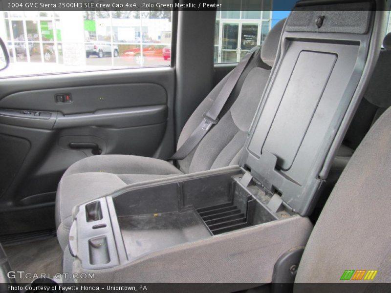 Polo Green Metallic / Pewter 2004 GMC Sierra 2500HD SLE Crew Cab 4x4