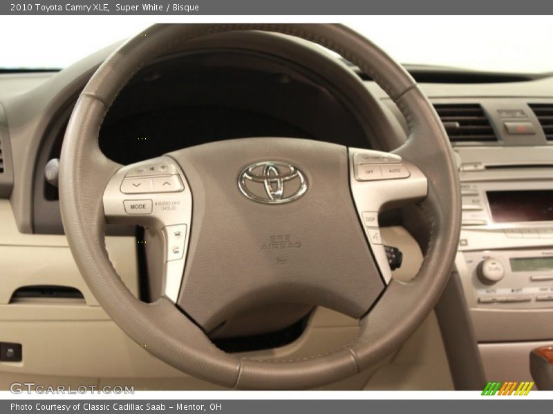 Super White / Bisque 2010 Toyota Camry XLE