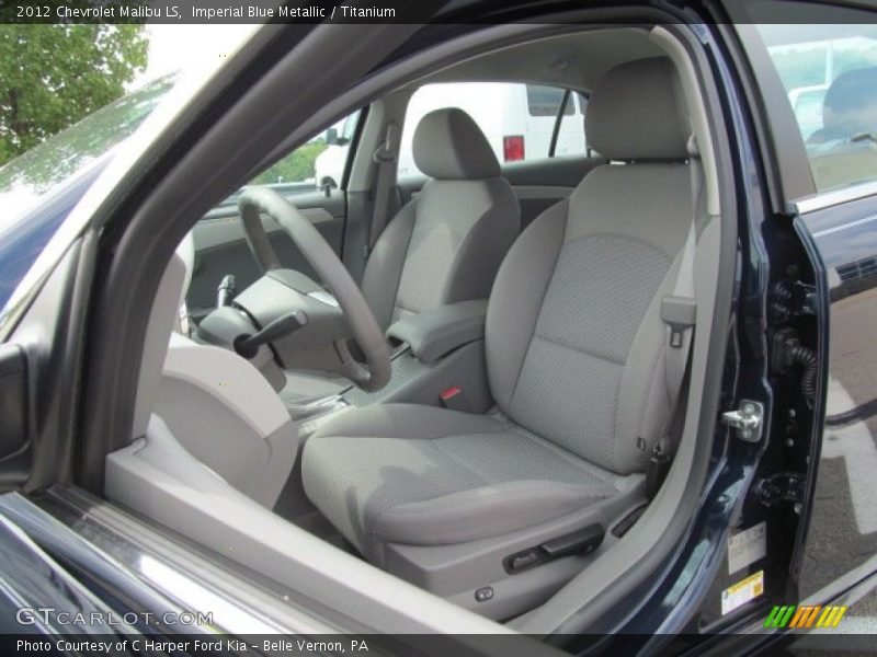 Front Seat of 2012 Malibu LS