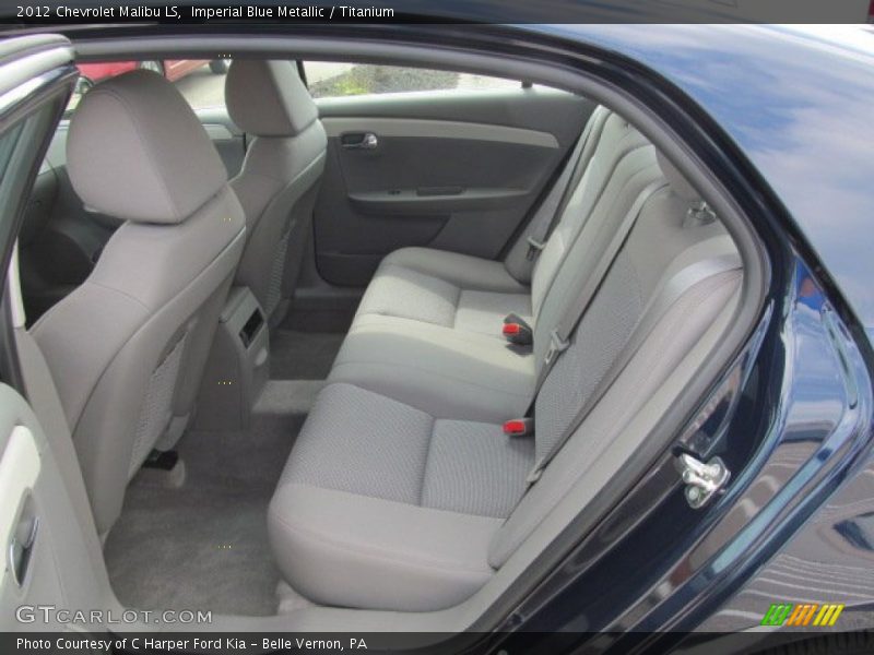 Rear Seat of 2012 Malibu LS