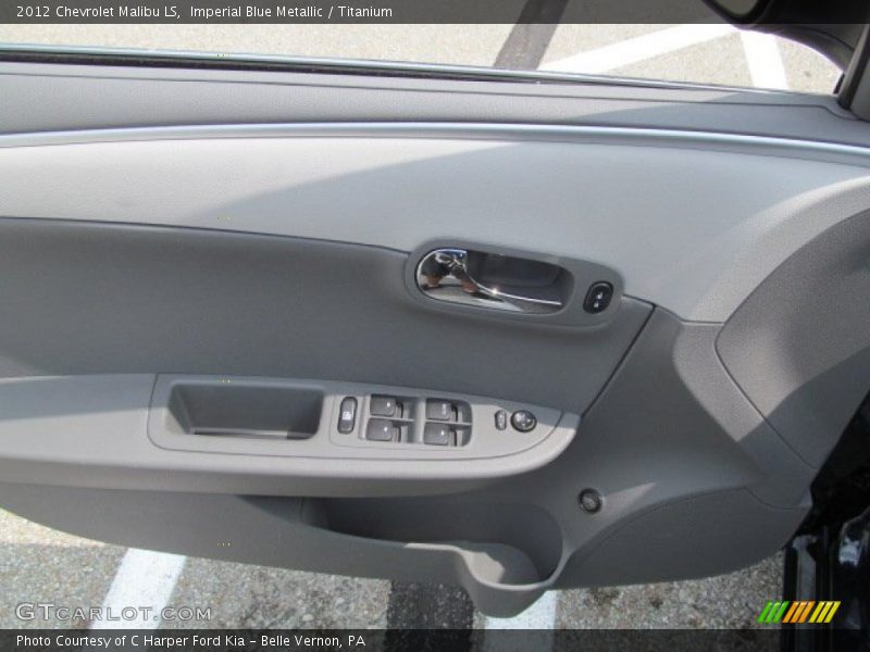 Imperial Blue Metallic / Titanium 2012 Chevrolet Malibu LS