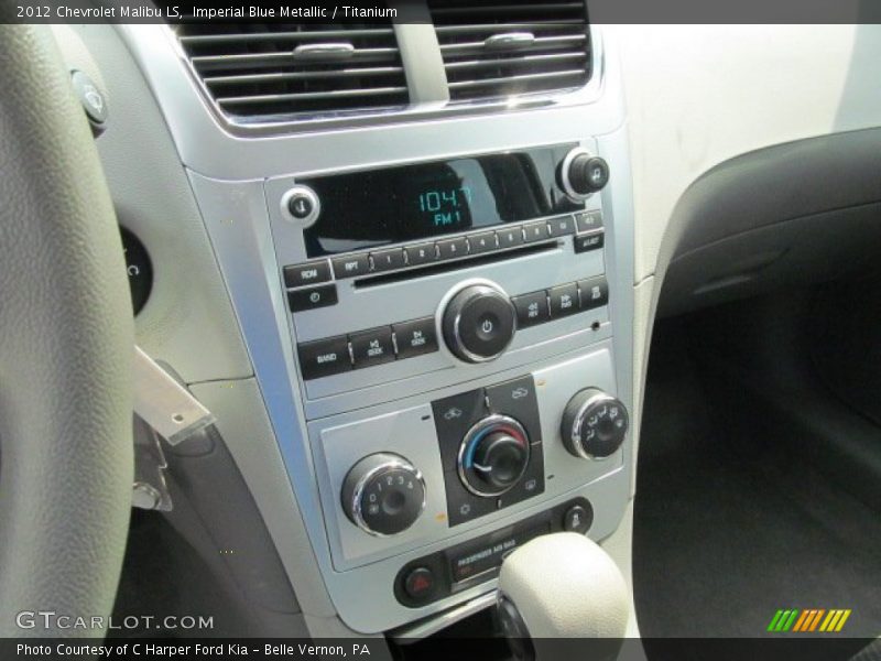 Imperial Blue Metallic / Titanium 2012 Chevrolet Malibu LS