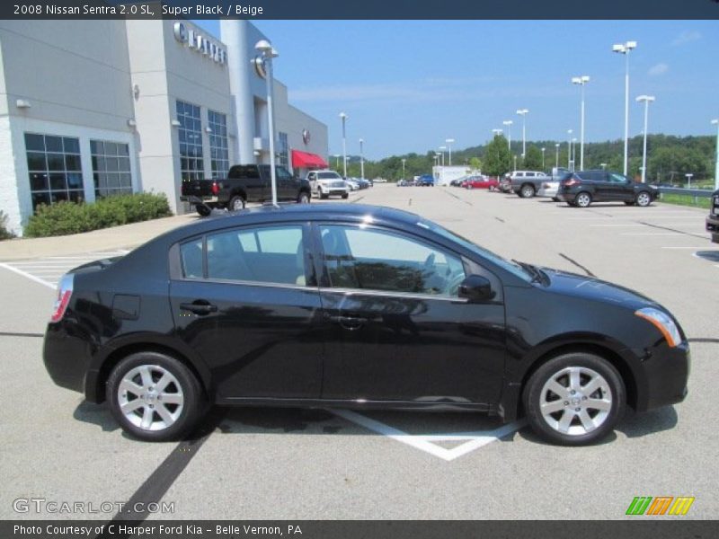 Super Black / Beige 2008 Nissan Sentra 2.0 SL